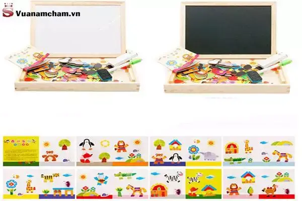 Bảng nam châm cho bé 3 mẫu bảng "cực tốt" ba mẹ nên biết 8 Bảng nam châm cho bé ghép hình tiện lợi