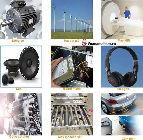 Nam châm đất hiếm NdFeb - Ứng dụng bảng giá mới nhất 2023 7 ưng-dung-cua-nam-cham-dat-hiem